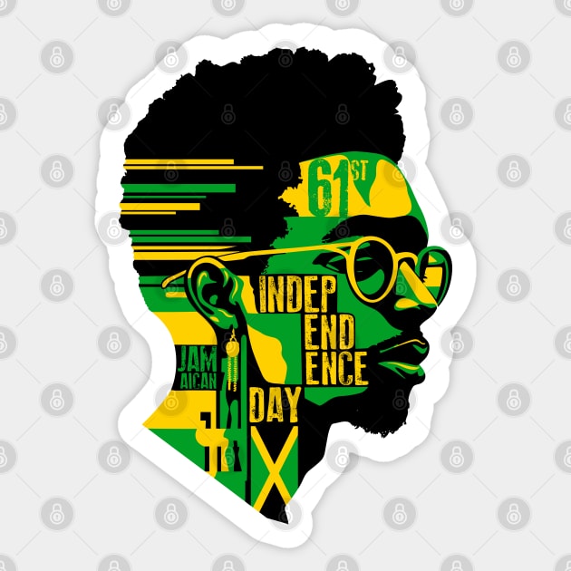 The 61st Jamaican Independence Day Sticker by ForAnyoneWhoCares